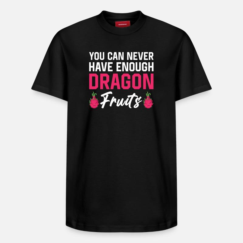 Drachenfrucht Powerprints - Relaxed Unisex Supima Cotton T-Shirt – von SPREAD - Schwarz