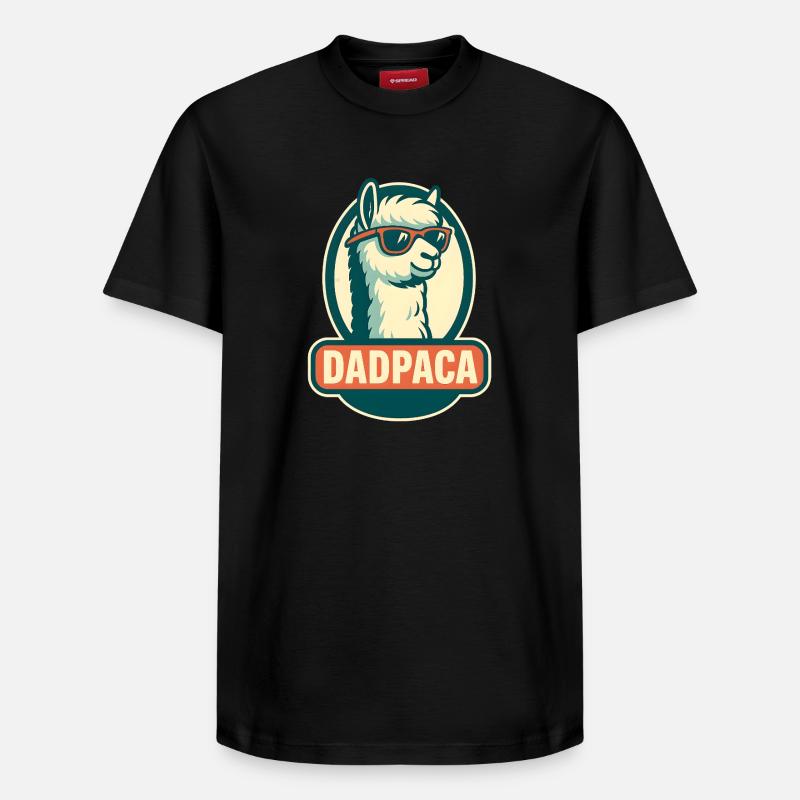 Dadpaca No Probllama - T-shirt unisexe décontracté en coton Supima – de SPREAD - noir