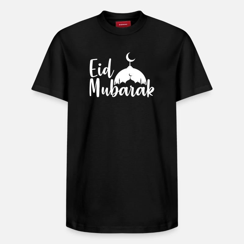 Eid Mubarak - T-shirt unisexe décontracté en coton Supima – de SPREAD - noir