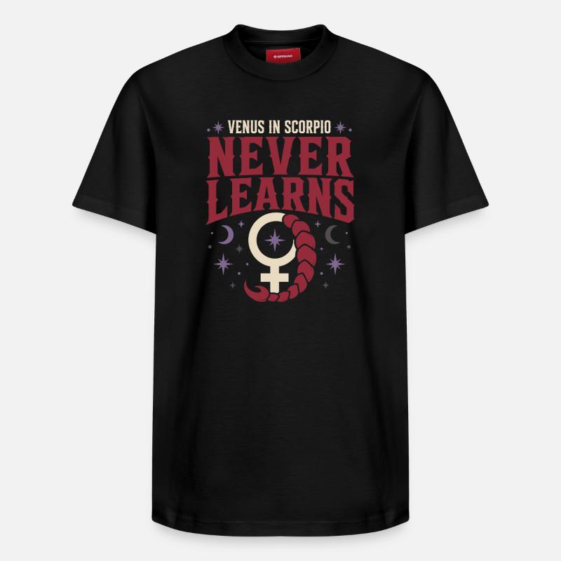 Signe de Vénus Astrologie de Vénus - T-shirt unisexe décontracté en coton Supima – de SPREAD - noir