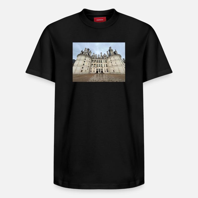 Chateau de Chambord - T-shirt unisexe décontracté en coton Supima – de SPREAD - noir