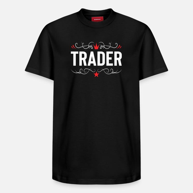 Profession de commerçant - T-shirt unisexe décontracté en coton Supima – de SPREAD - noir