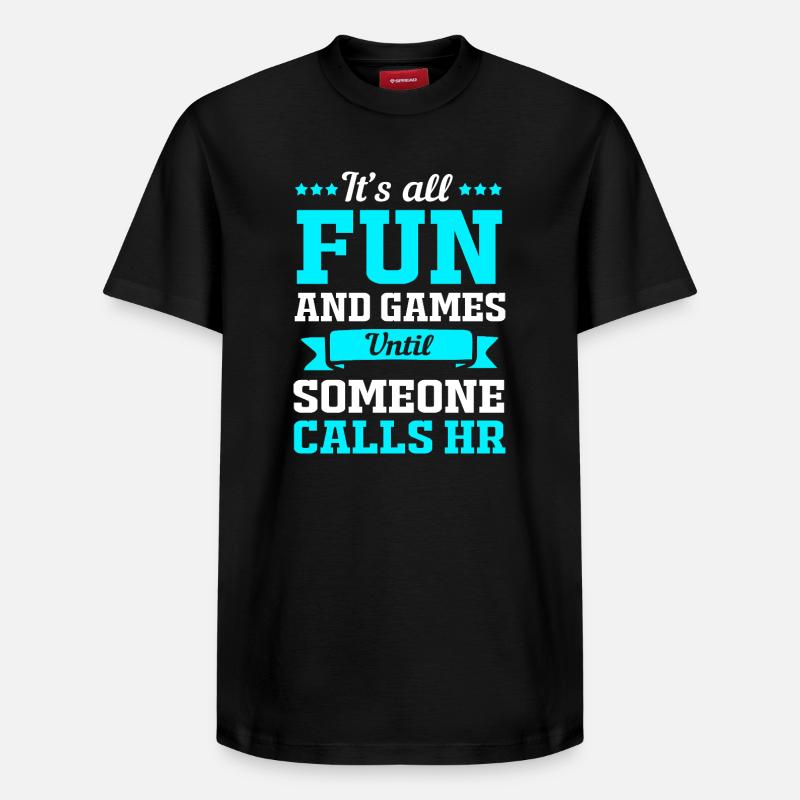 Responsable RH - T-shirt unisexe décontracté en coton Supima – de SPREAD - noir