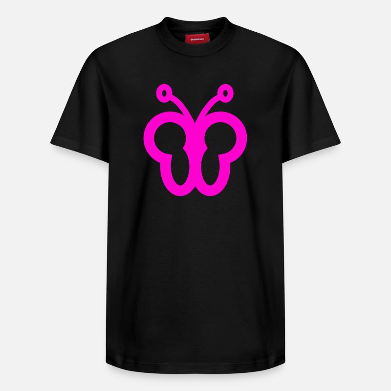 Papillon - T-shirt unisexe décontracté en coton Supima – de SPREAD - noir