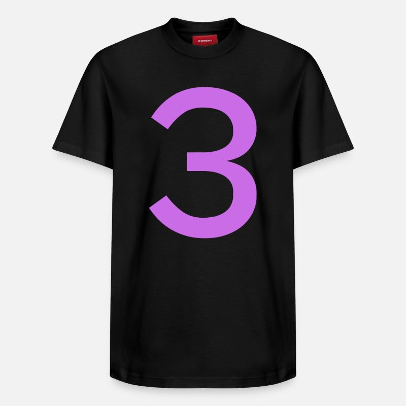 3 - T-shirt unisexe décontracté en coton Supima – de SPREAD - noir