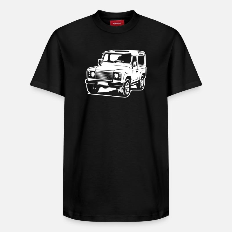 Defender (Difference Image) - Relaxed Unisex Supima Cotton T-Shirt – by SPREAD - black