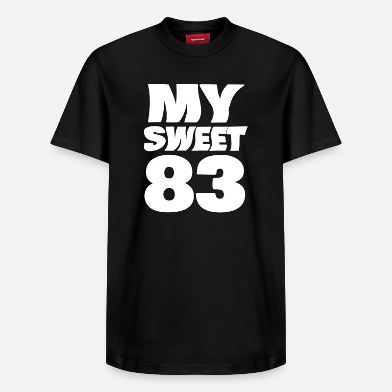 83 - T-shirt unisexe décontracté en coton Supima – de SPREAD - noir
