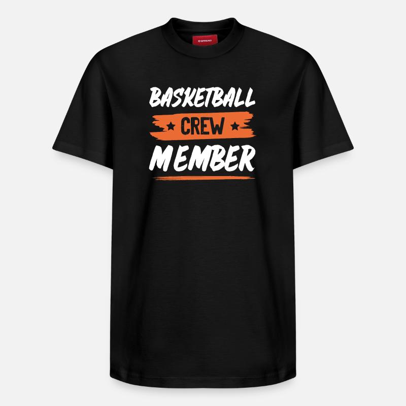 Équipe de basket-ball - T-shirt unisexe décontracté en coton Supima – de SPREAD - noir