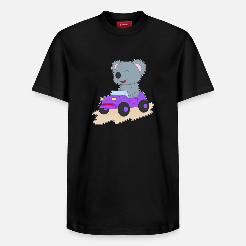 Koala Car - T-shirt unisexe décontracté en coton Supima – de SPREAD - noir
