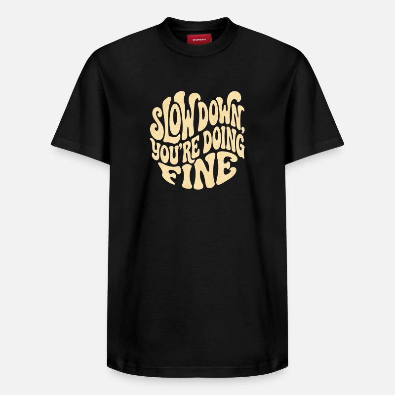 Relaxe - Relaxed Unisex Supima Cotton T-Shirt – von SPREAD - Schwarz