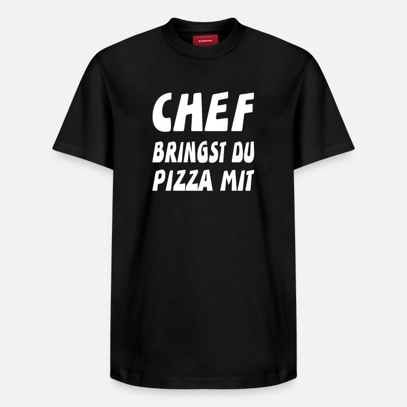 Chef - Relaxed Unisex Supima Cotton T-Shirt – von SPREAD - Schwarz