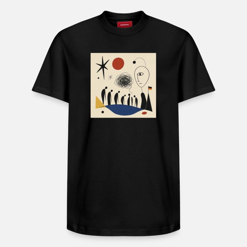 République fragile - T-shirt unisexe décontracté en coton Supima – de SPREAD - noir