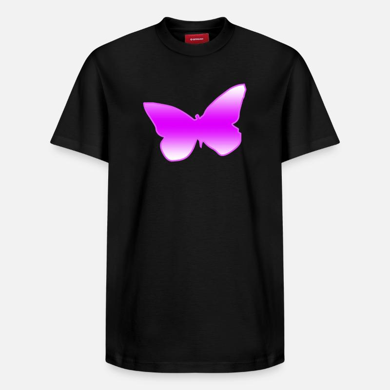 Papillon - T-shirt unisexe décontracté en coton Supima – de SPREAD - noir