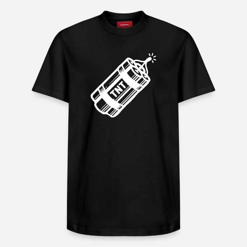 Dynamite Tnt - T-shirt unisexe décontracté en coton Supima – de SPREAD - noir