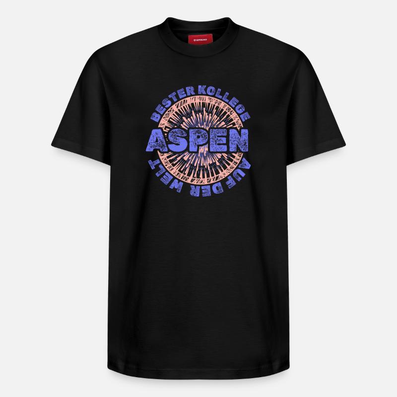 Staff Aspen - T-shirt unisexe décontracté en coton Supima – de SPREAD - noir