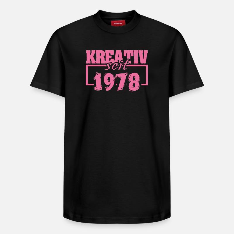 Peintre 1978 - T-shirt unisexe décontracté en coton Supima – de SPREAD - noir