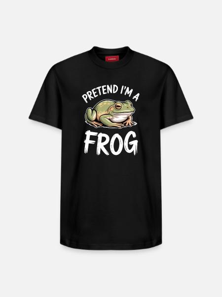 Frog Sayings Frogs Funny Frog Gift - Relaxed Unisex Supima Cotton T-Shirt – by SPREAD - black