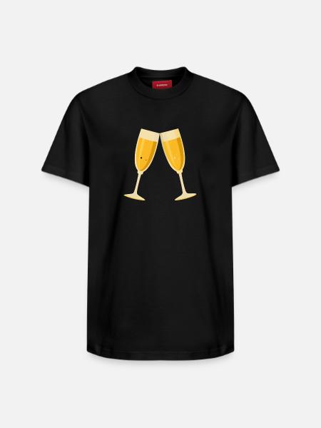 Toasts - T-shirt unisexe décontracté en coton Supima – de SPREAD - noir