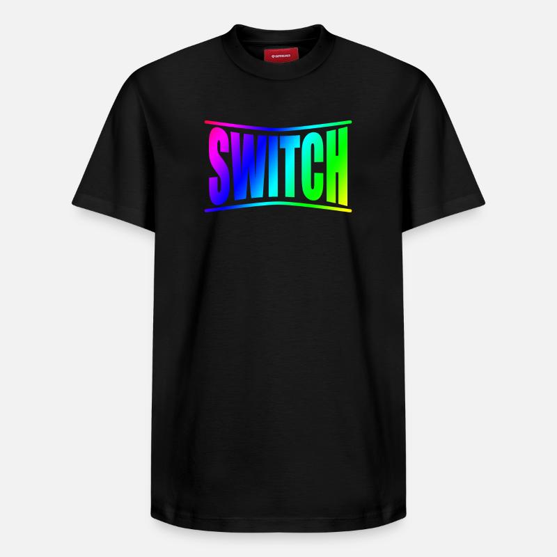disciplines de bondage bdsm swich - T-shirt unisexe décontracté en coton Supima – de SPREAD - noir