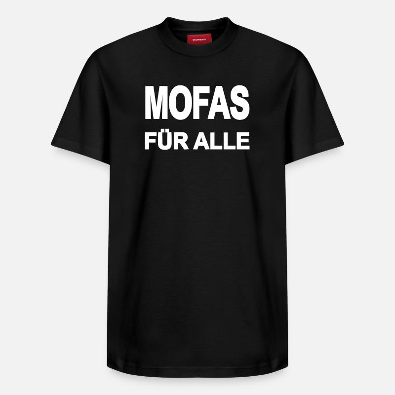 Mobylette - T-shirt unisexe décontracté en coton Supima – de SPREAD - noir