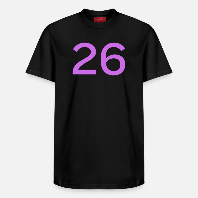 26 - T-shirt unisexe décontracté en coton Supima – de SPREAD - noir