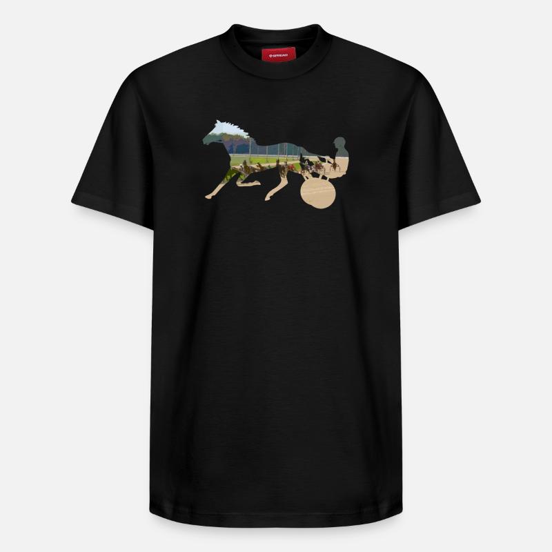 tracteur - T-shirt unisexe décontracté en coton Supima – de SPREAD - noir