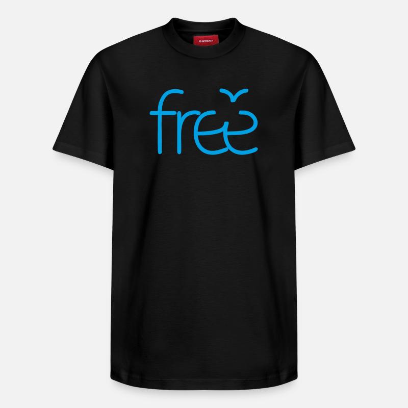 Libre - T-shirt unisexe décontracté en coton Supima – de SPREAD - noir