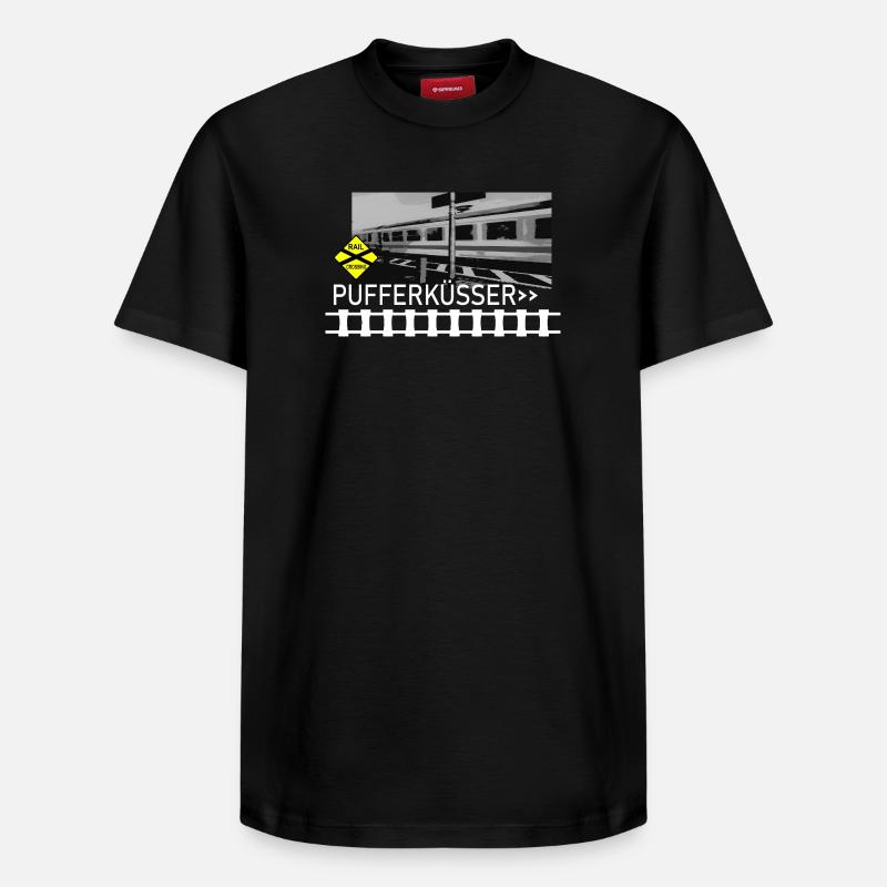 PUFFERKÜSSER - Relaxed Unisex Supima Cotton T-Shirt – von SPREAD - Schwarz