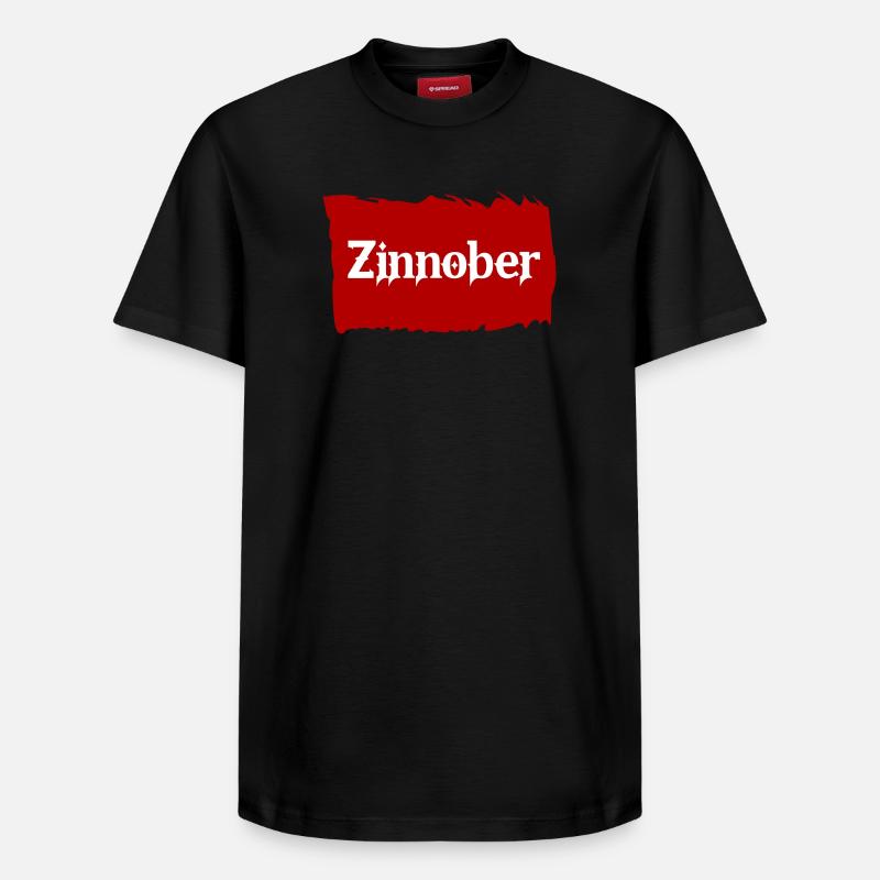 Cinabre - T-shirt unisexe décontracté en coton Supima – de SPREAD - noir