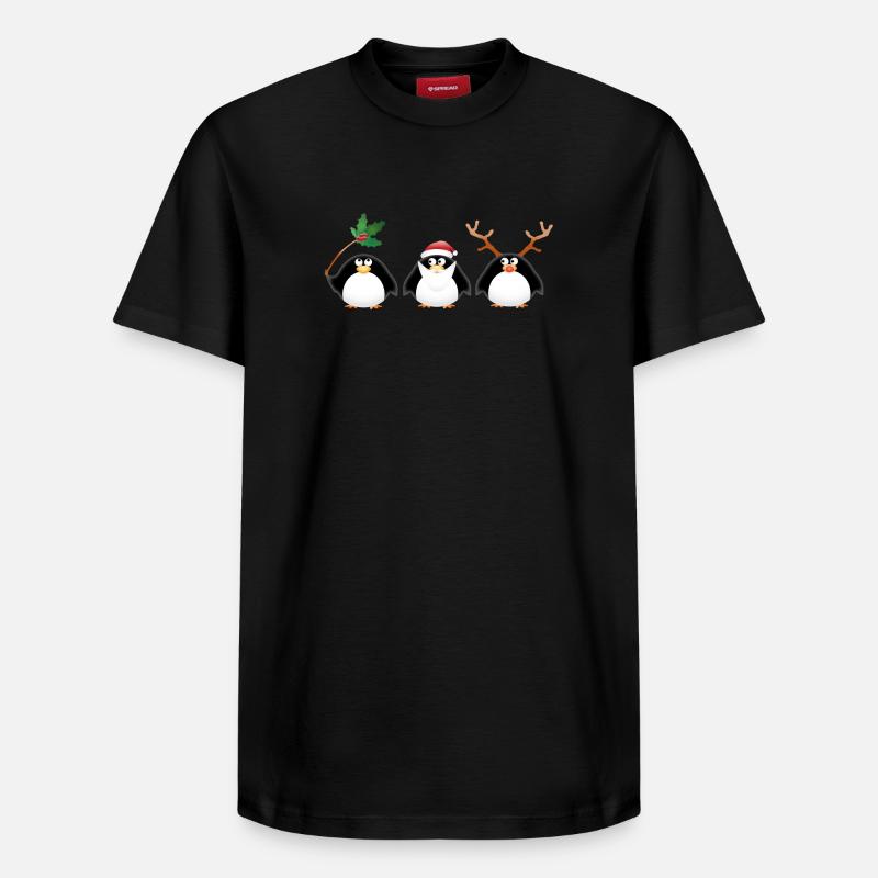 Noël - T-shirt unisexe décontracté en coton Supima – de SPREAD - noir