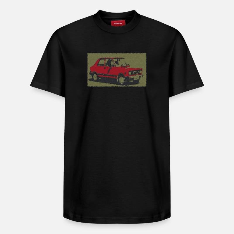 Zastava Yugo - T-shirt unisexe décontracté en coton Supima – de SPREAD - noir