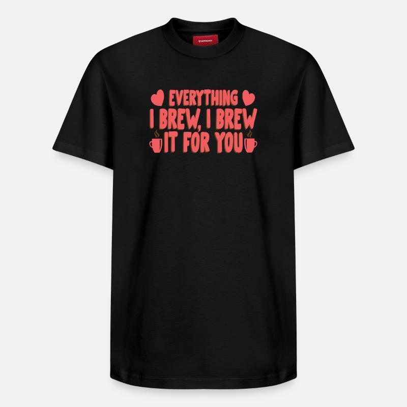 Infusez pour vous - T-shirt unisexe décontracté en coton Supima – de SPREAD - noir