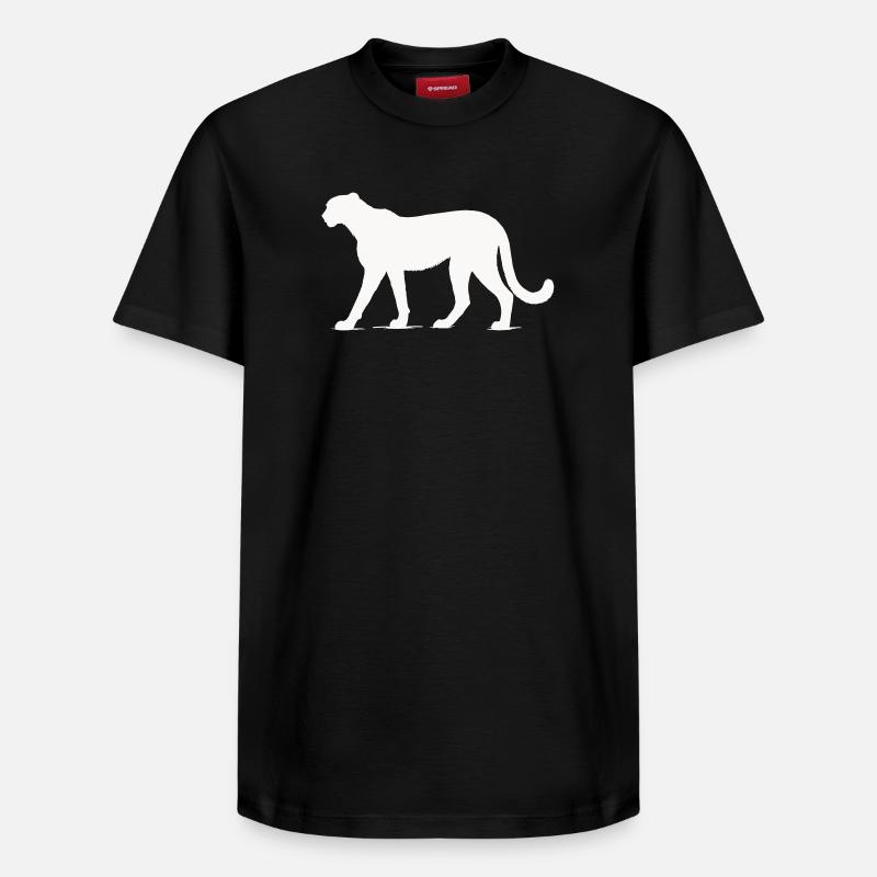 Guépard - T-shirt unisexe décontracté en coton Supima – de SPREAD - noir