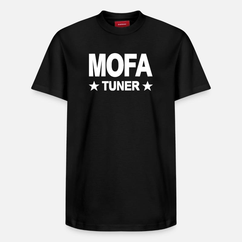Mobylette - T-shirt unisexe décontracté en coton Supima – de SPREAD - noir