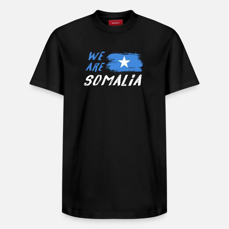 Nous sommes la Somalie - T-shirt unisexe décontracté en coton Supima – de SPREAD - noir
