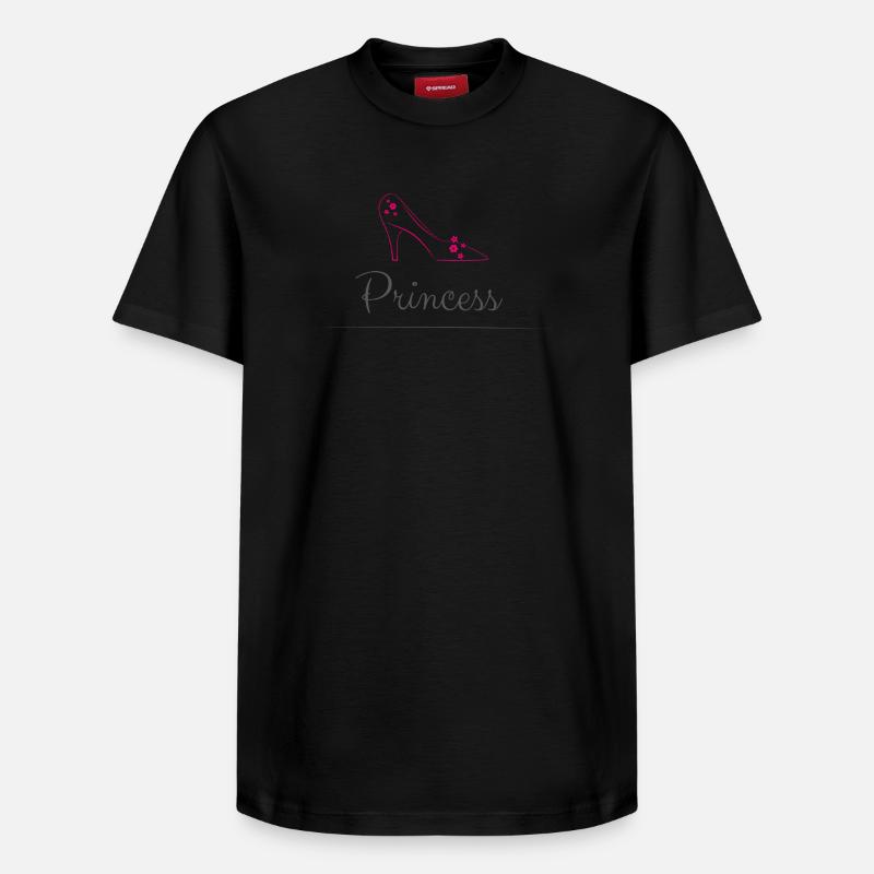Princesse - T-shirt unisexe décontracté en coton Supima – de SPREAD - noir