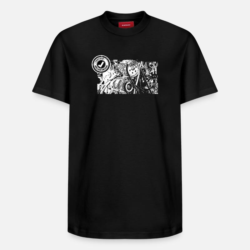 BESTER MECHANIKER - Relaxed Unisex Supima Cotton T-Shirt – von SPREAD - Schwarz