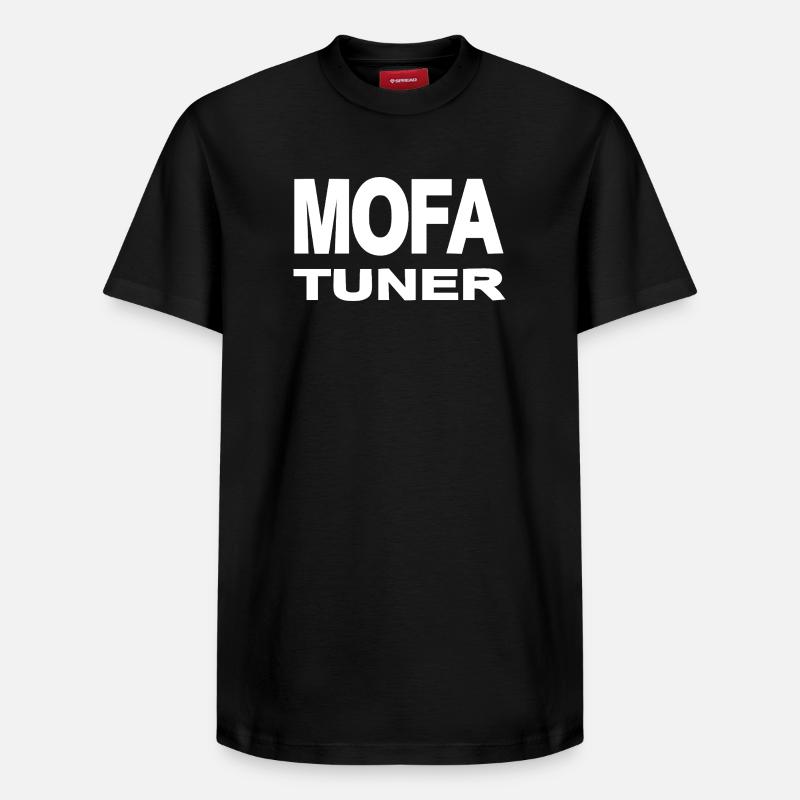 Mobylette - T-shirt unisexe décontracté en coton Supima – de SPREAD - noir