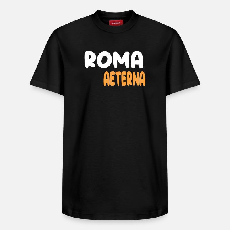 Roma Aeterna - T-shirt unisexe décontracté en coton Supima – de SPREAD - noir