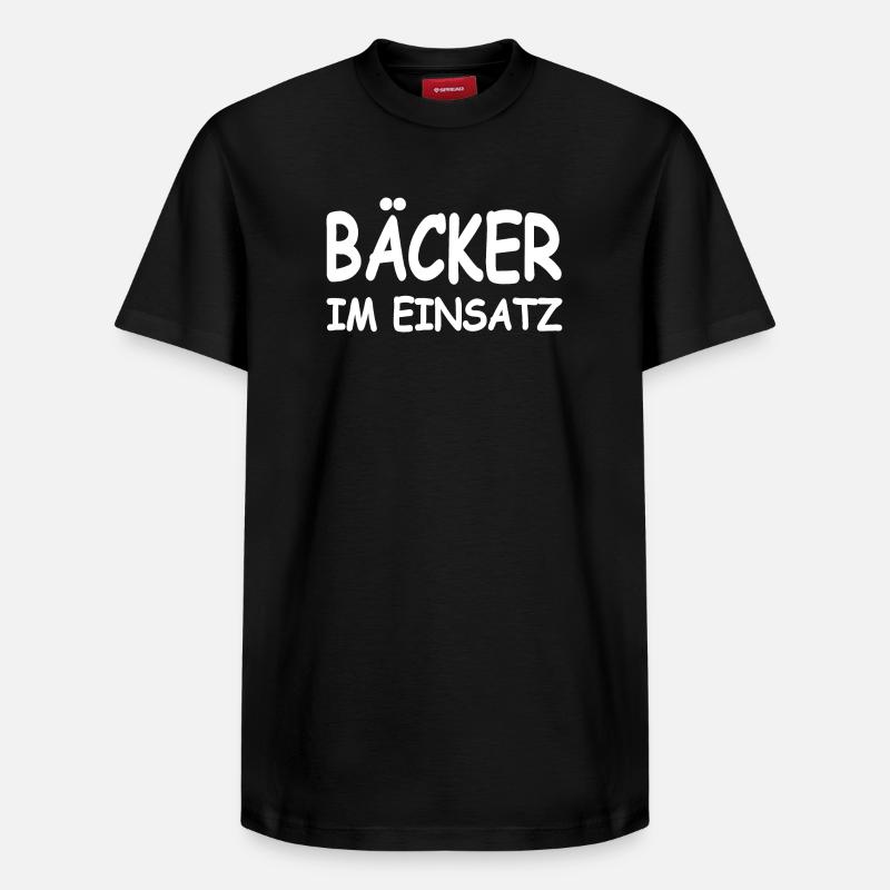 Boulanger - T-shirt unisexe décontracté en coton Supima – de SPREAD - noir