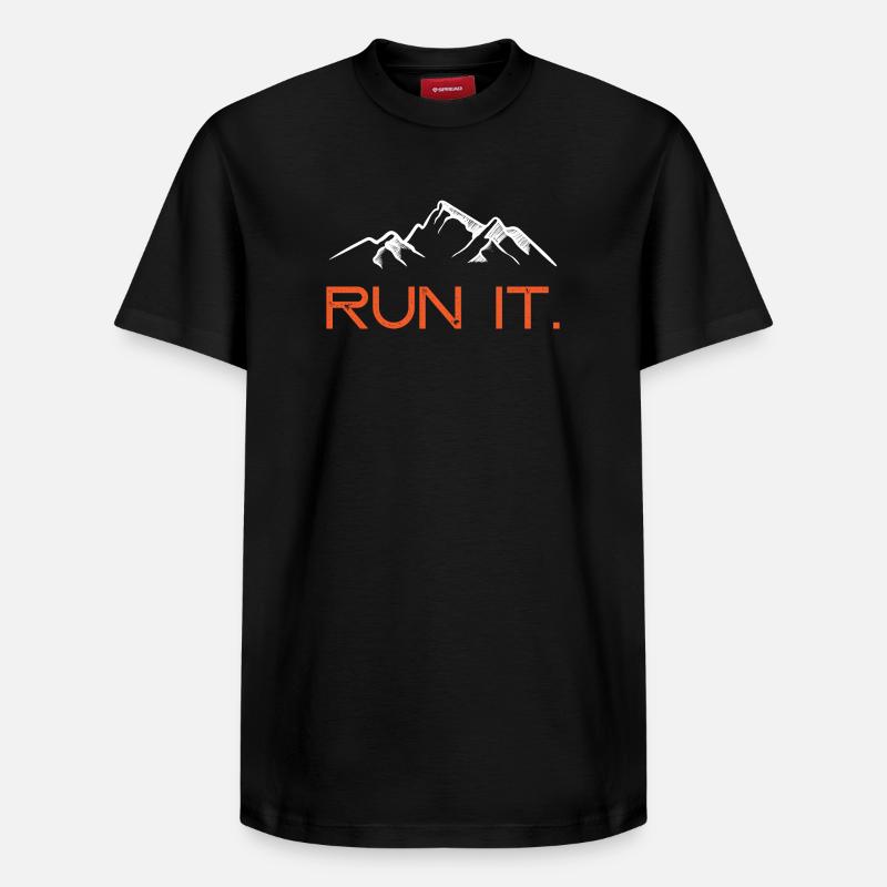 Lancez-le. - T-shirt unisexe décontracté en coton Supima – de SPREAD - noir