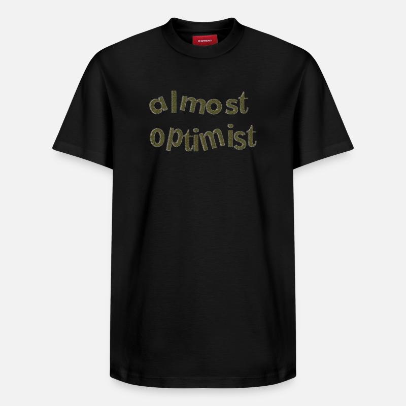 optimist 3 - Relaxed Unisex Supima Cotton T-Shirt – von SPREAD - Schwarz