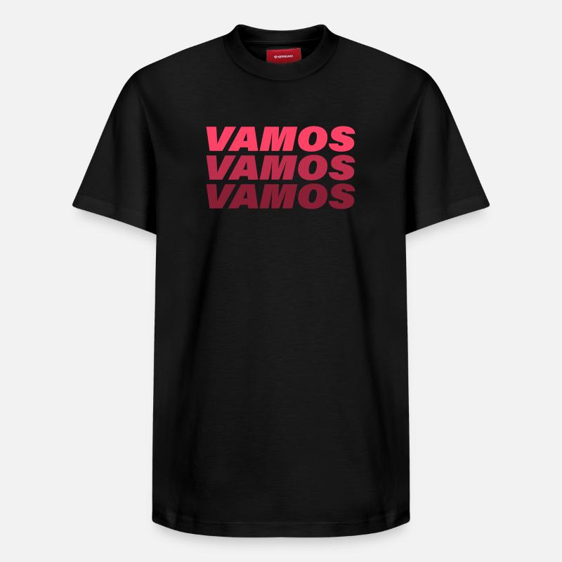 Vamos - T-shirt unisexe décontracté en coton Supima – de SPREAD - noir