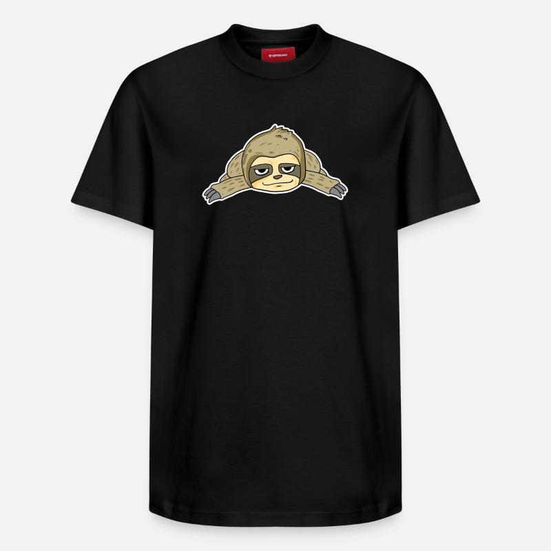 Paresse - T-shirt unisexe décontracté en coton Supima – de SPREAD - noir
