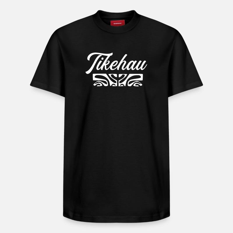 TIKEHAU (blanc) - T-shirt unisexe décontracté en coton Supima – de SPREAD - noir