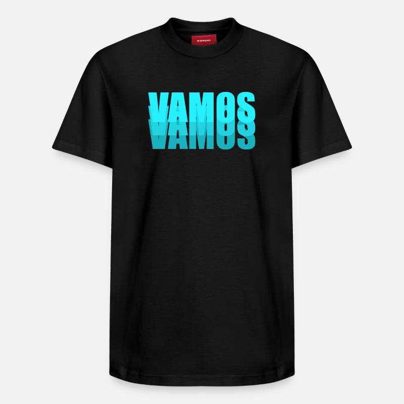 Vamos - T-shirt unisexe décontracté en coton Supima – de SPREAD - noir