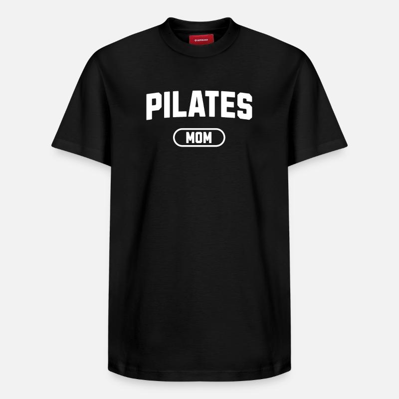 Maman Pilates - T-shirt unisexe décontracté en coton Supima – de SPREAD - noir