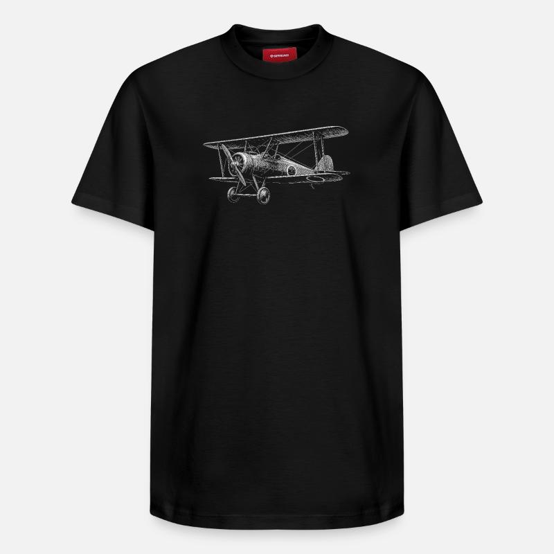 Double-decker - Relaxed Unisex Supima Cotton T-Shirt – by SPREAD - black