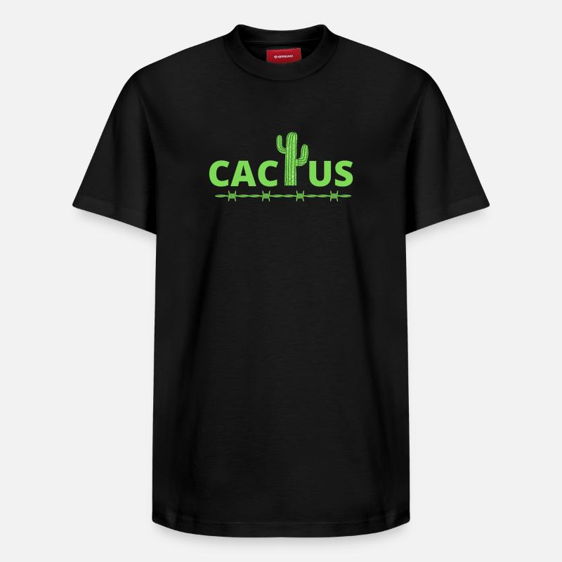 cactus, cactus humour - T-shirt unisexe décontracté en coton Supima – de SPREAD - noir