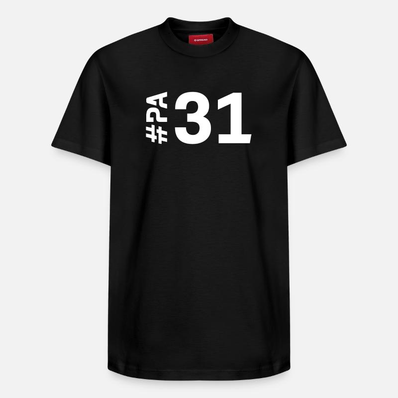 PA31 - T-shirt unisexe décontracté en coton Supima – de SPREAD - noir